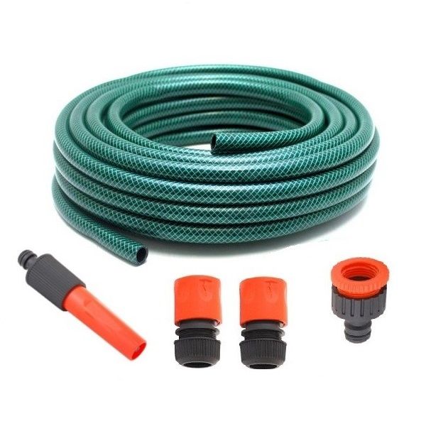 20m Garden Hose with Fittings